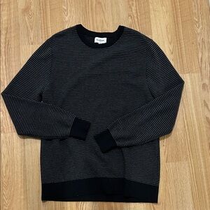 Goodfellow Black / Gray Striped Sweater